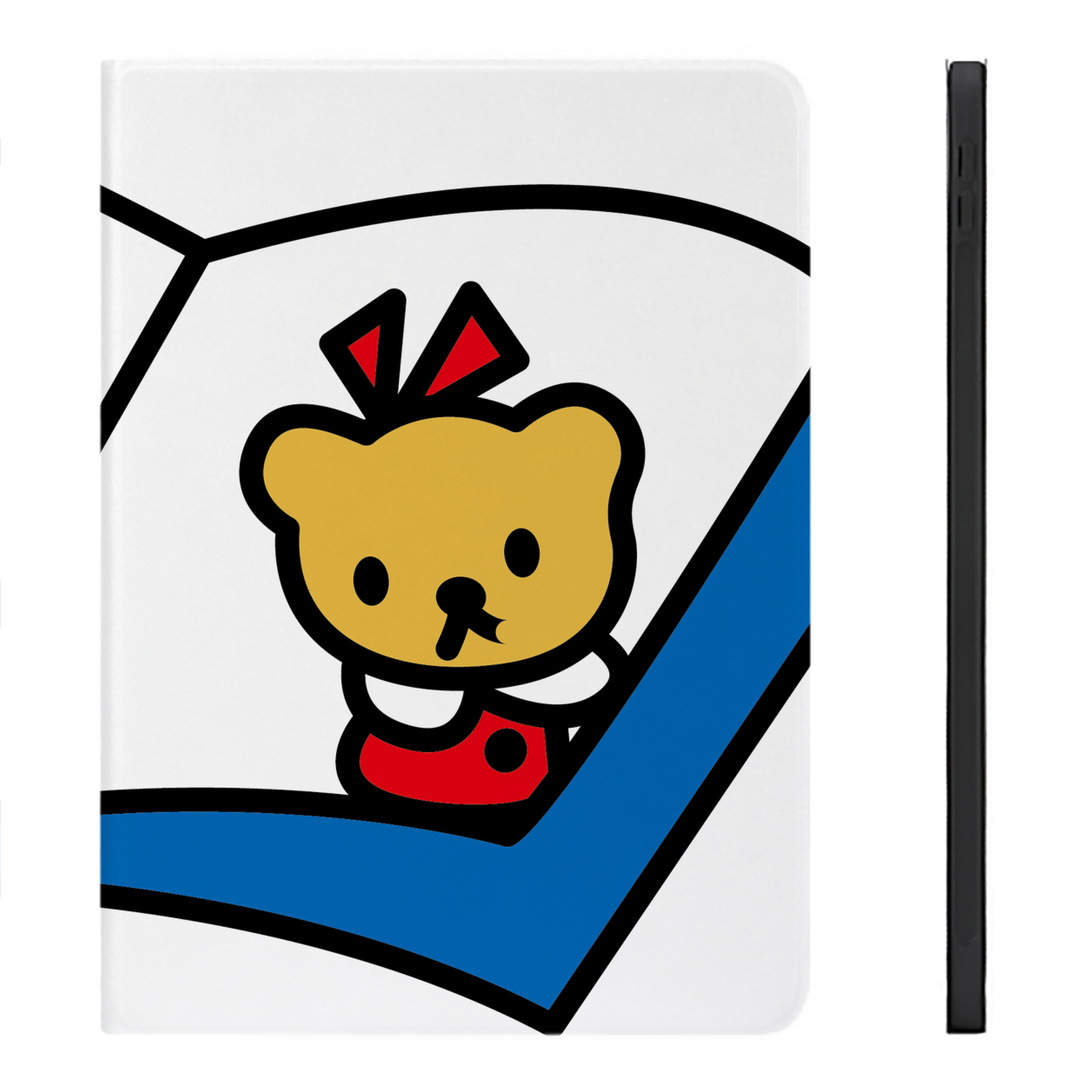 （画像用） Hello Kitty ハローキティ IPadケース ペンホルダー付き ブックスタイルデザイン